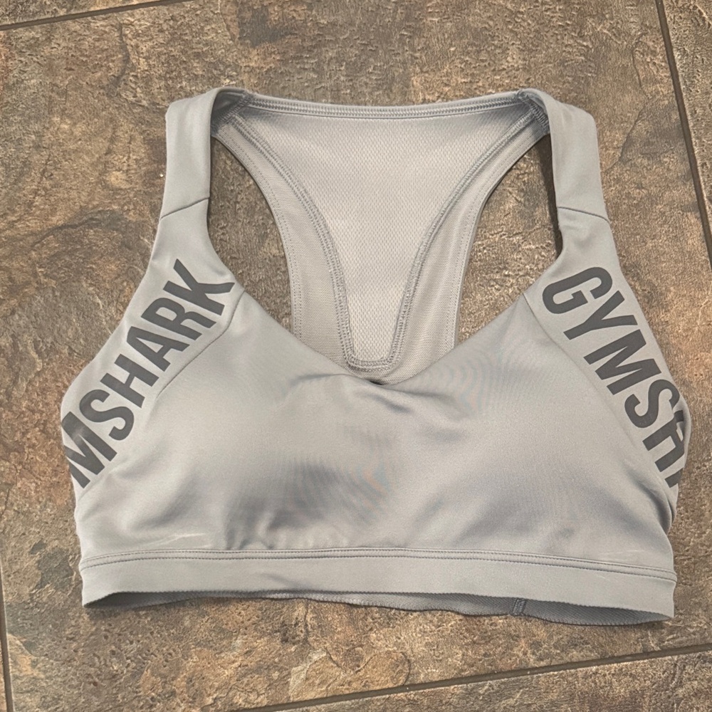 Gymshark Women's Light Gray Sports Bra